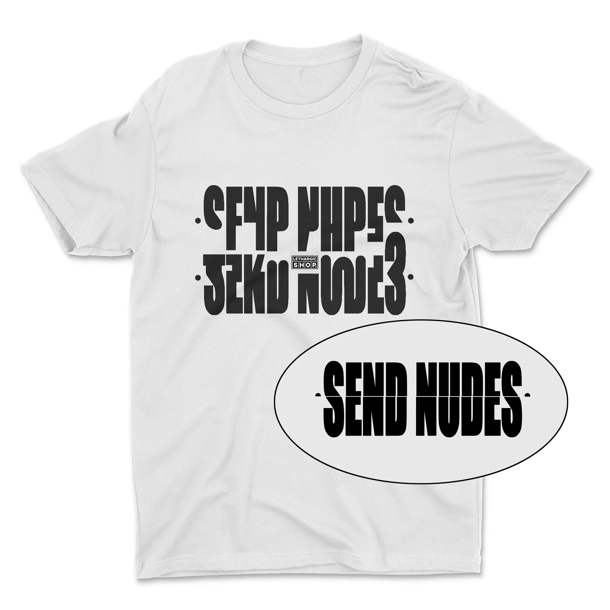 T-shirt - Message secret SEND NUDES - Image 4