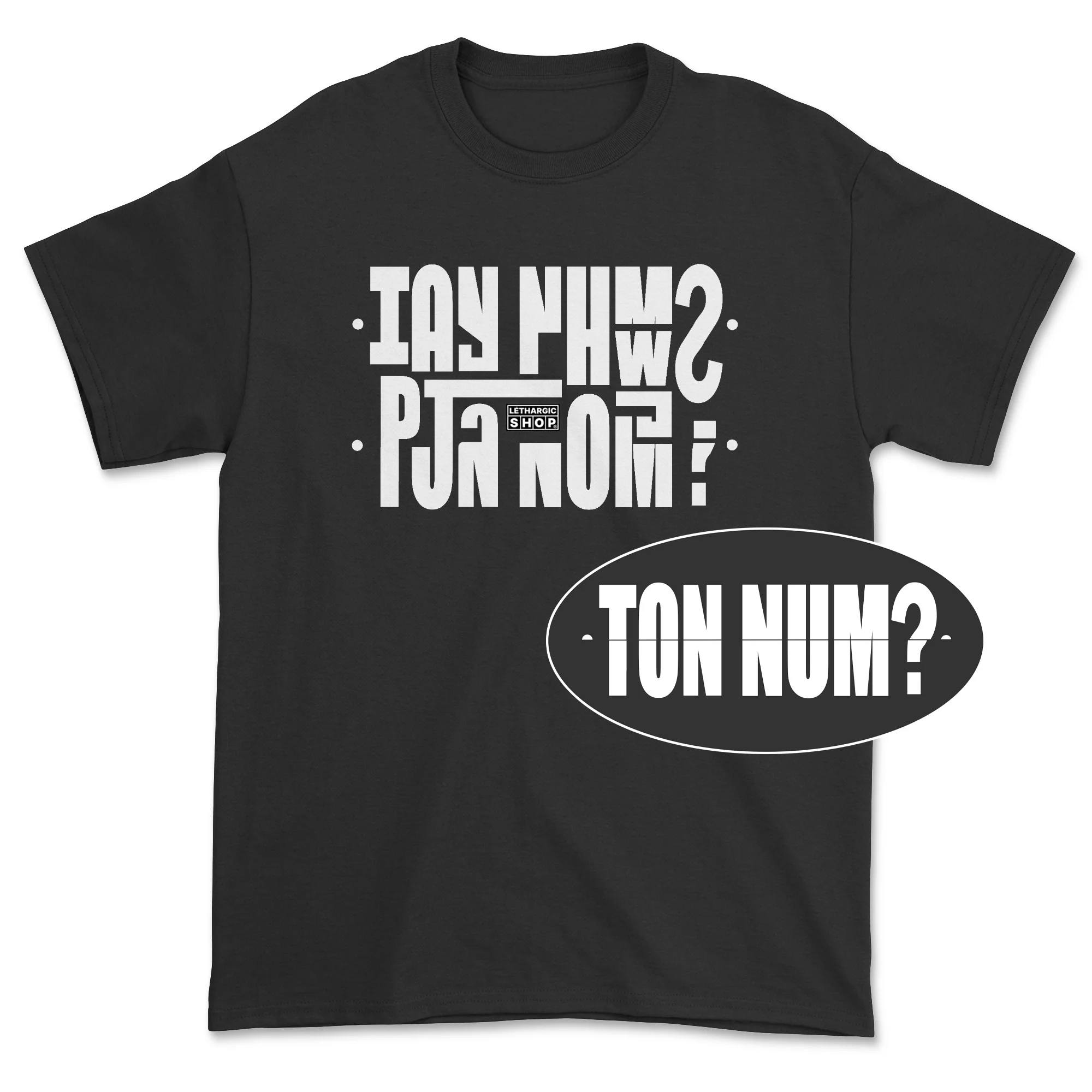 T-shirt - Message secret TON NUM ? - Image 2