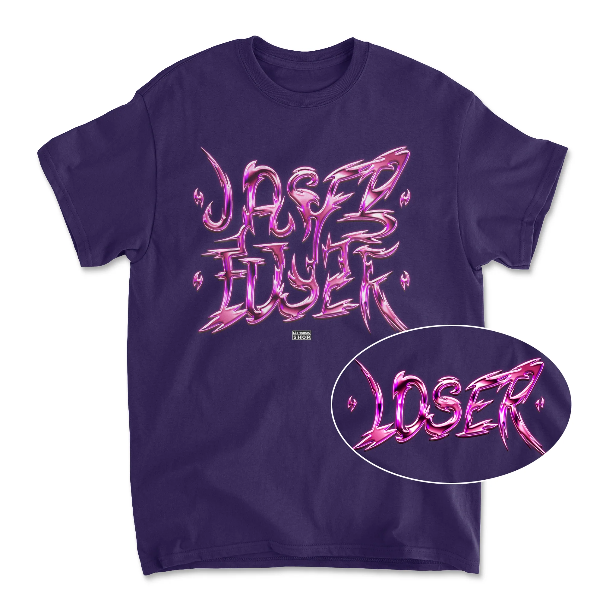 T-shirt - Message secret texturé LOSER