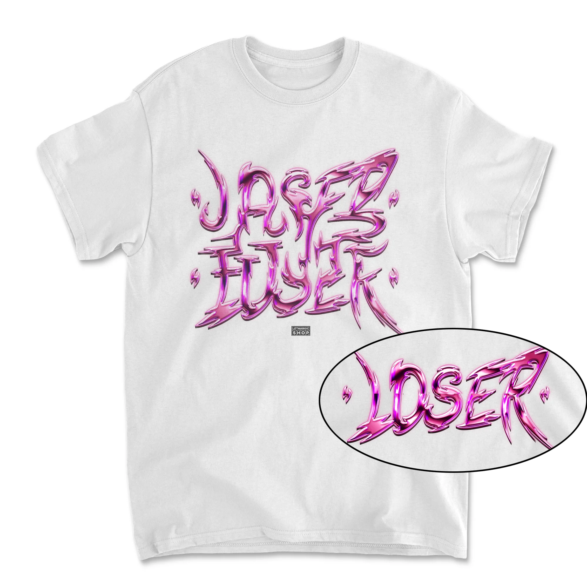 T-shirt - Message secret texturé LOSER - Image 2