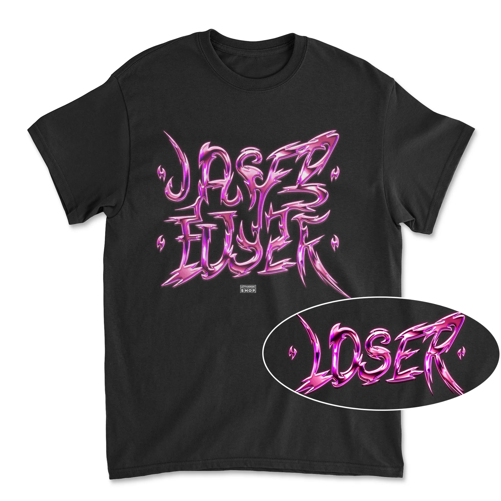 T-shirt - Message secret texturé LOSER - Image 3