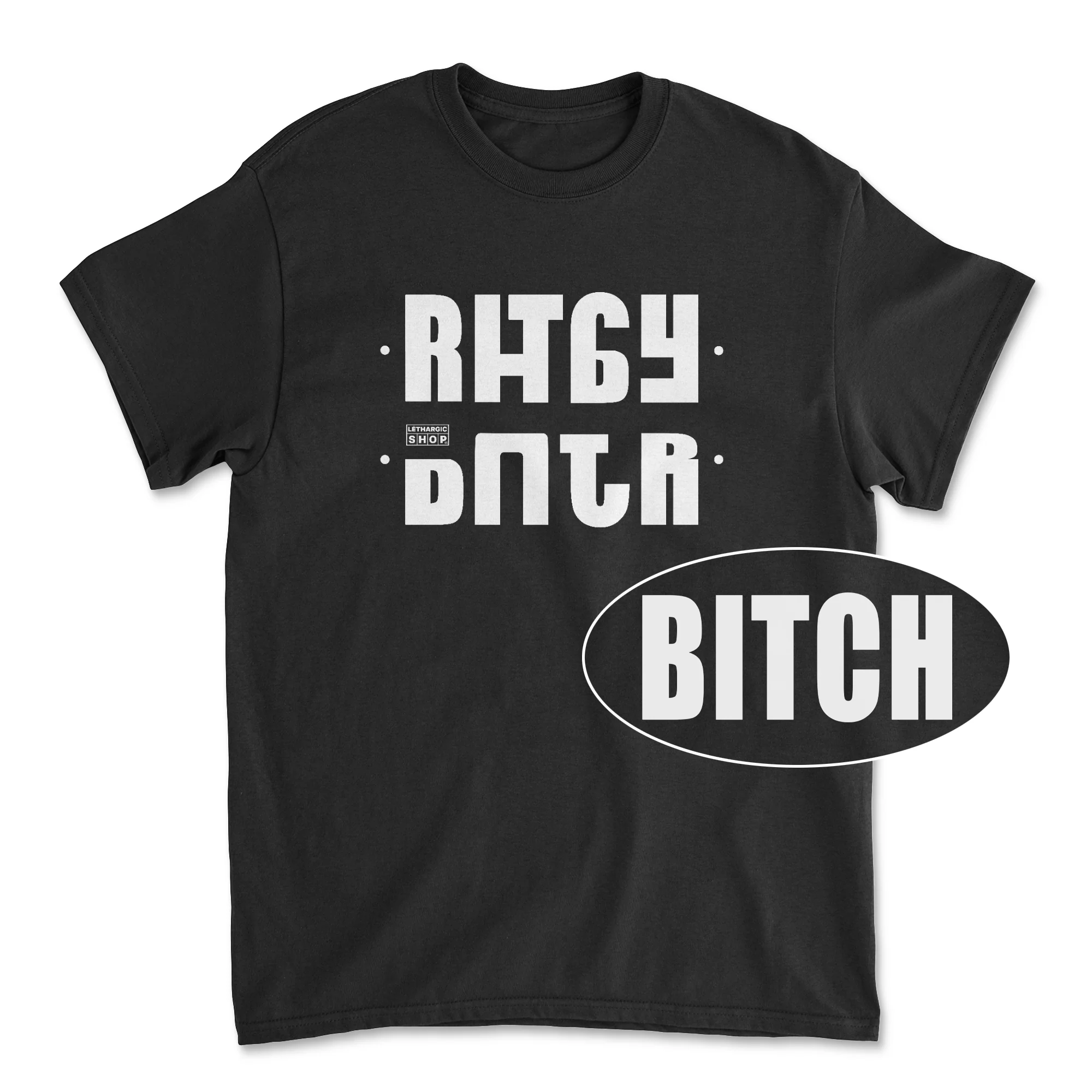 T-shirt premium - Secret message BITCH - Image 3