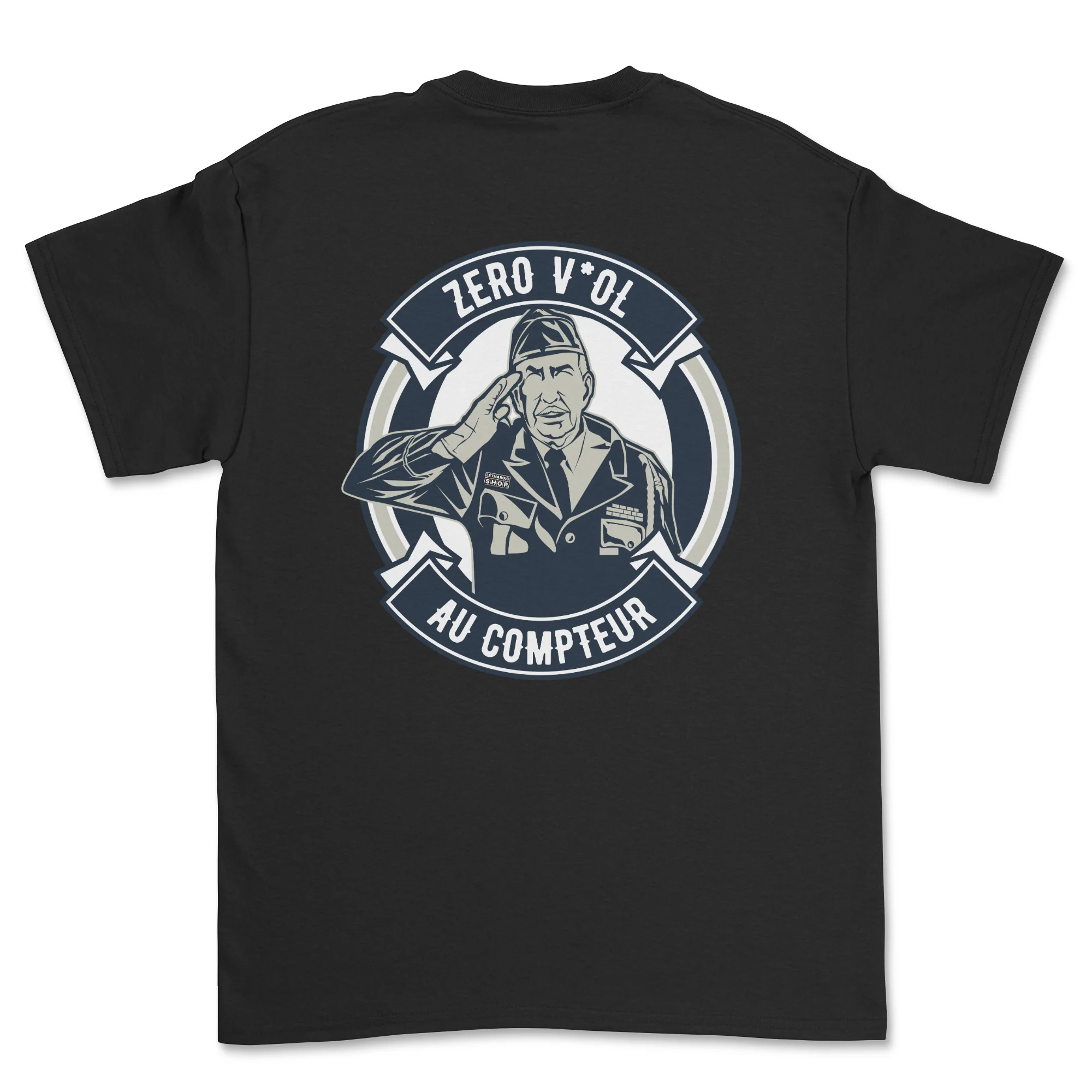 T-shirt - Zéro v*ol au compteur (impression arrière) - Image 2