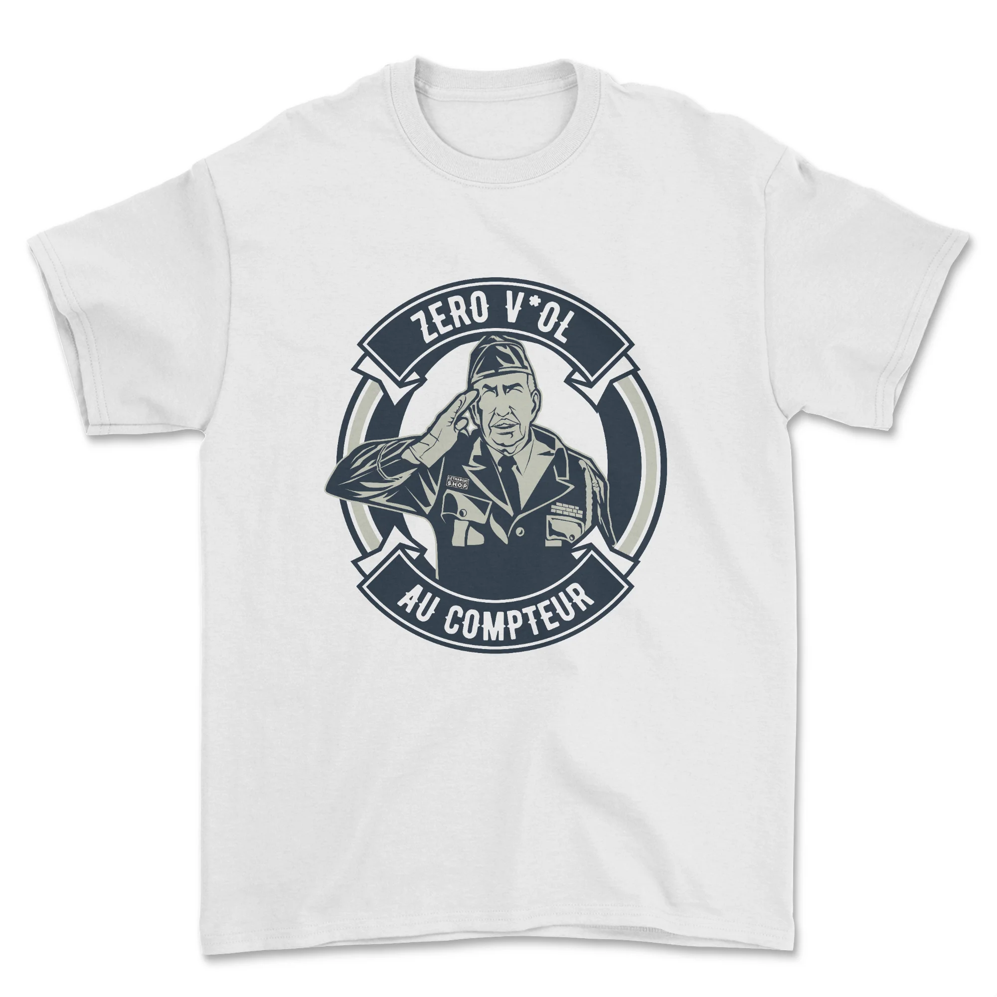 T-shirt - Zéro v*ol au compteur